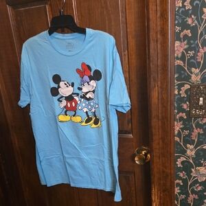 Disney Light Blue Mickey Mouse Tee